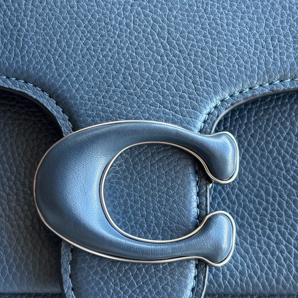 Coach Tabby 26 in Denim/Silver with Leather Wrapped “C” - Picture 12 of 13